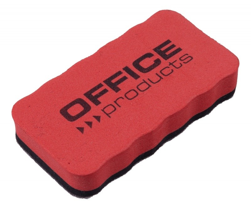 WHITE BOARD ERASER, OFFICE PRODUCTS, MAGNETIC, 110X57X20MM, RED, EUROHOOK