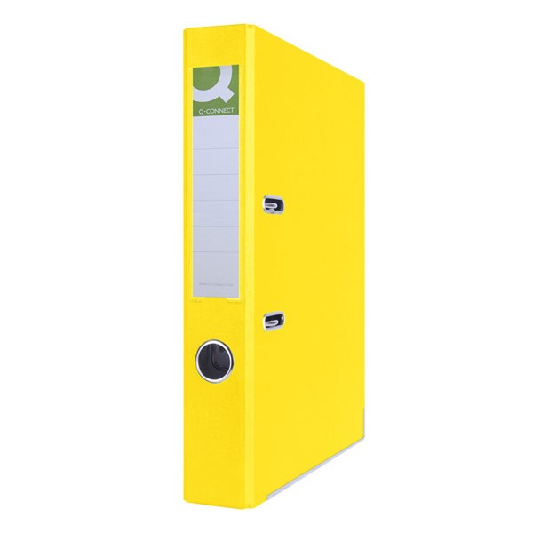 LAF Q-CONNECT WITH METAL SHOE PP/PAPER 5CM YELLOW