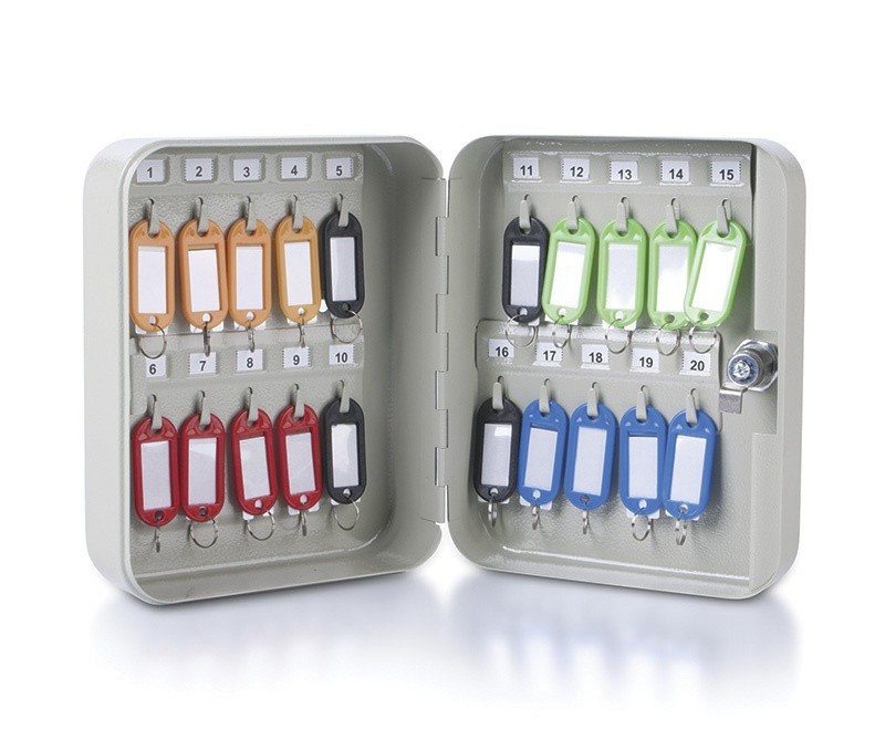 KEY CABINET 20 KEYS  200X160X80MM