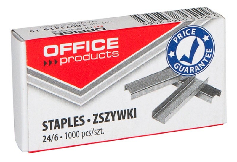 STAPLES 24/6 OFFICE PRODUCTS 1000 PCS