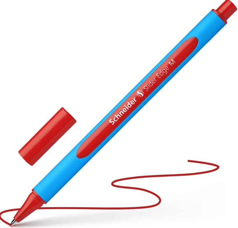 კალამი ბურთულიანი "შნაიდერი / Schneider" SLIDER EDGE M წითელი