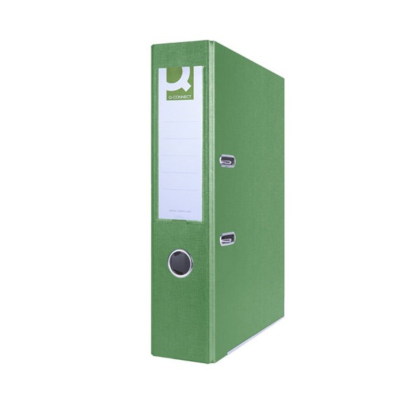 ბაინდერი განიერი Q-CONNECT მწვანე (ყუთში 25 ცალი)
