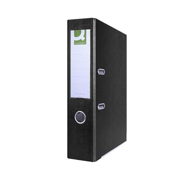 LAF Q-CONNECT WITH METAL SHOE PP/PAPER 7,5CM BLACK