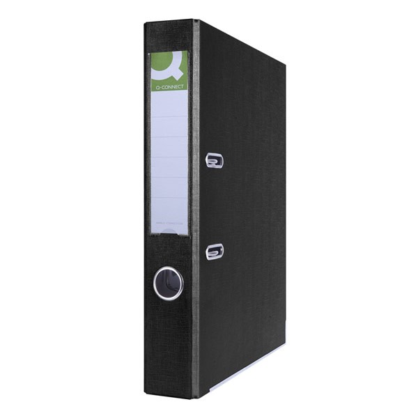 ბაინდერი ვიწრო Q-CONNECT შავი (ყუთში 25 ცალი)