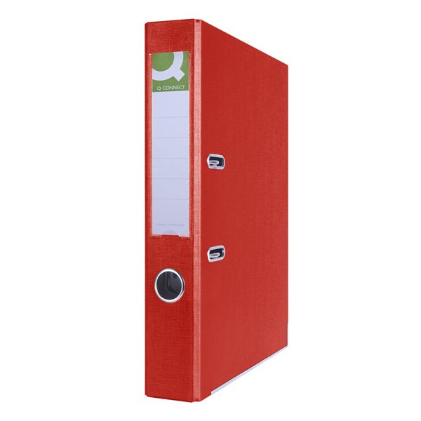 ბაინდერი ვიწრო Q-CONNECT წითელი (ყუთში 25 ცალი)