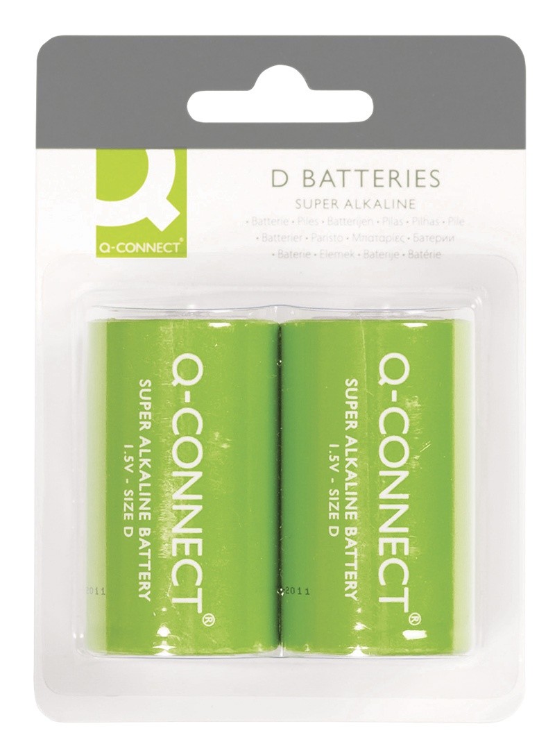 BATTERIES D Q-CONNECT 1,5V LR20 2PCS