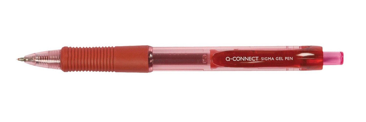 MECHANICAL GEL PEN Q-CONNECT, WRITING LINE 0,5MM, DIA 0,7MM RED