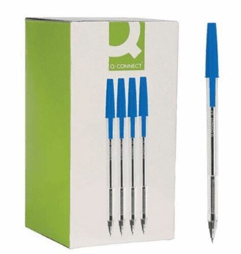 BALL PEN BLUE TRANSPARENT BARREL