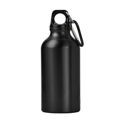 Sports bottle 400 ml with carabiner clip