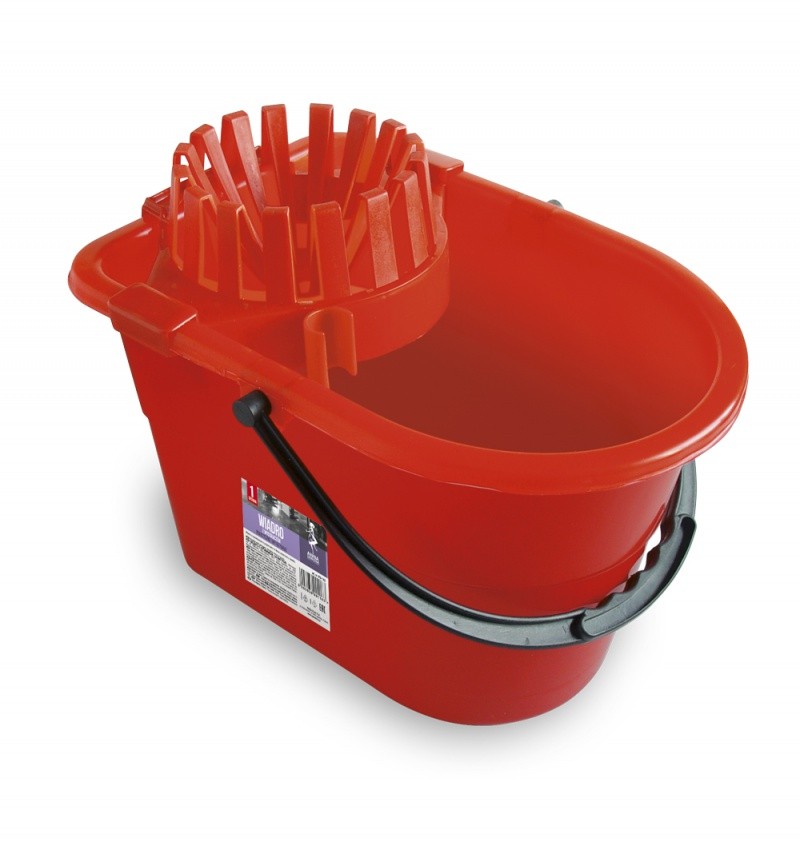 MOP BUCKET WITH WRINGER 14L COLOR MIX