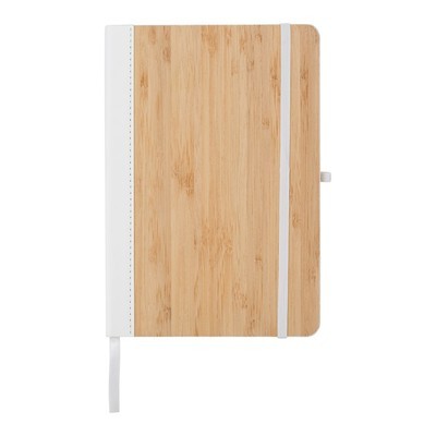 ბლოკნოტი A5 "ECOLOR" V0038 ბამბუკის ყდით, 96 ფურცელი, ხაზი