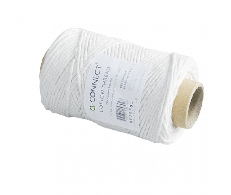 თოკი Q-CONNECT 100 გრ, 80 მეტრი, თეთრი