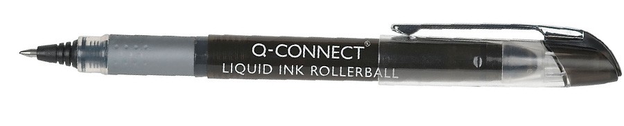 კალამი ტუშის - კაპილარული, ბურთულიანი 0.5მმ შავი Q-CONNECT