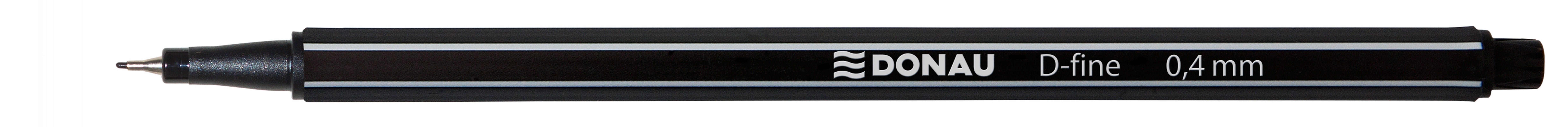 კალამი-ლაინერი DONAU D-FINE 0.4მმ შავი