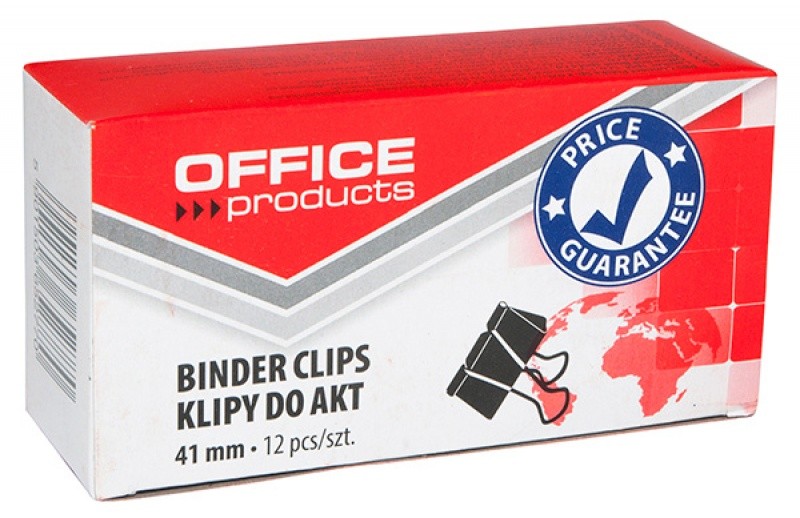 კლიპსი N41 OFFICE PRODUCTS (12 ცალიანი კოლოფი)