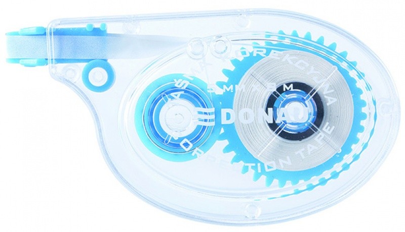 კორექტორი ლენტა როლერი DONAU სიგრძე 8 მ / 5მმ