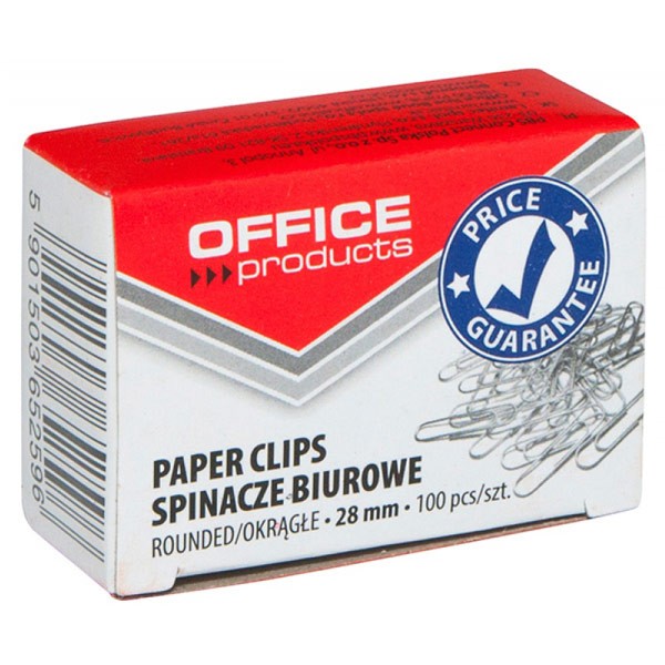 სკრეპი 28მმ - 100 ცალი (სტანდარტი) OFFICE PRODUCTS