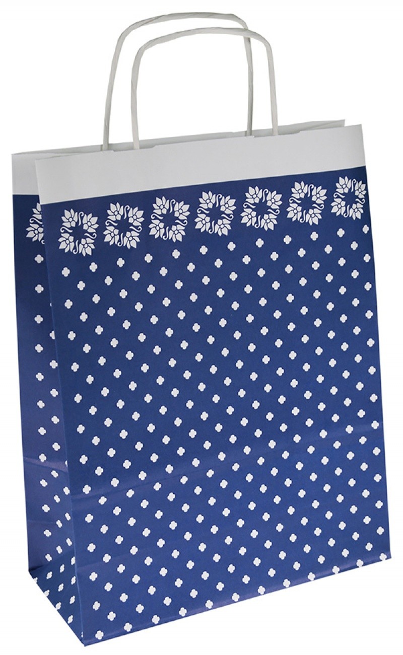 სასაჩუქრე მუყაოს ჩანთა (სხვადასხვა დიზაინით) OFFICE PRODUCTS  24x10x32სმ