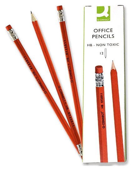 WOODEN PENCIL HB WITH ERASER