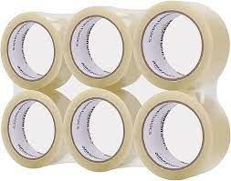 PACKING TAPE, Q-CONNECT, 48MM X 50YRDS, 40 MIC, CLEAR