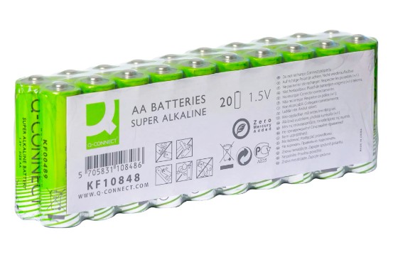 ელემენტი Q-CONNECT AA მაღალი ხარისხის (20 ცალიანი შეფუთვა)