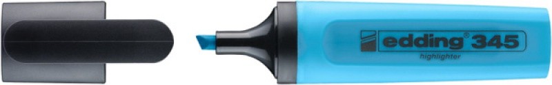ტექსტმარკერი ღია ლურჯი EDDING E-345, 2-5მმ