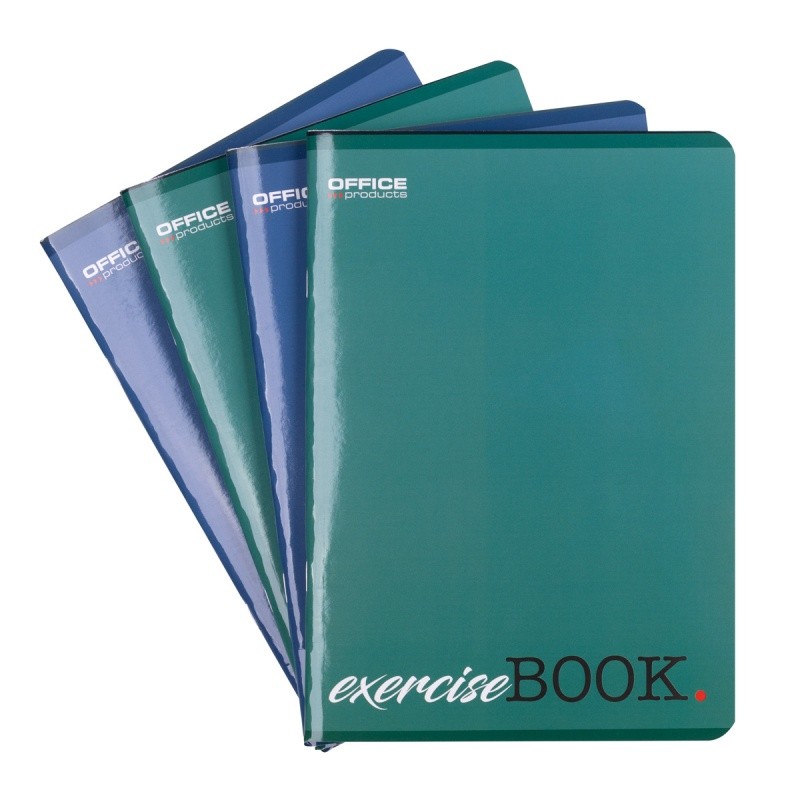 რვეული OFFICE PRODUCTS, A5, 96 ფურცელი, ხაზი, 60გრ., შერეული ფერები