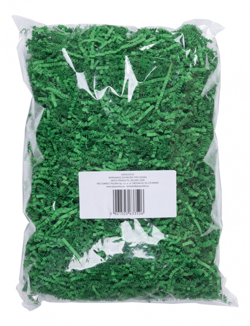 სივრცის შემავსებელი ქაღალდი OFFICE PRODUCTS, მწვანე, 150გრ