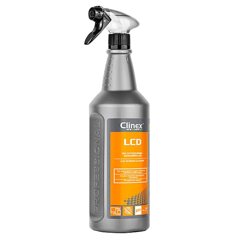 LCD ეკრანის / მონიტორის საწმენდი სითხე CLINEX LCD 1ლტ