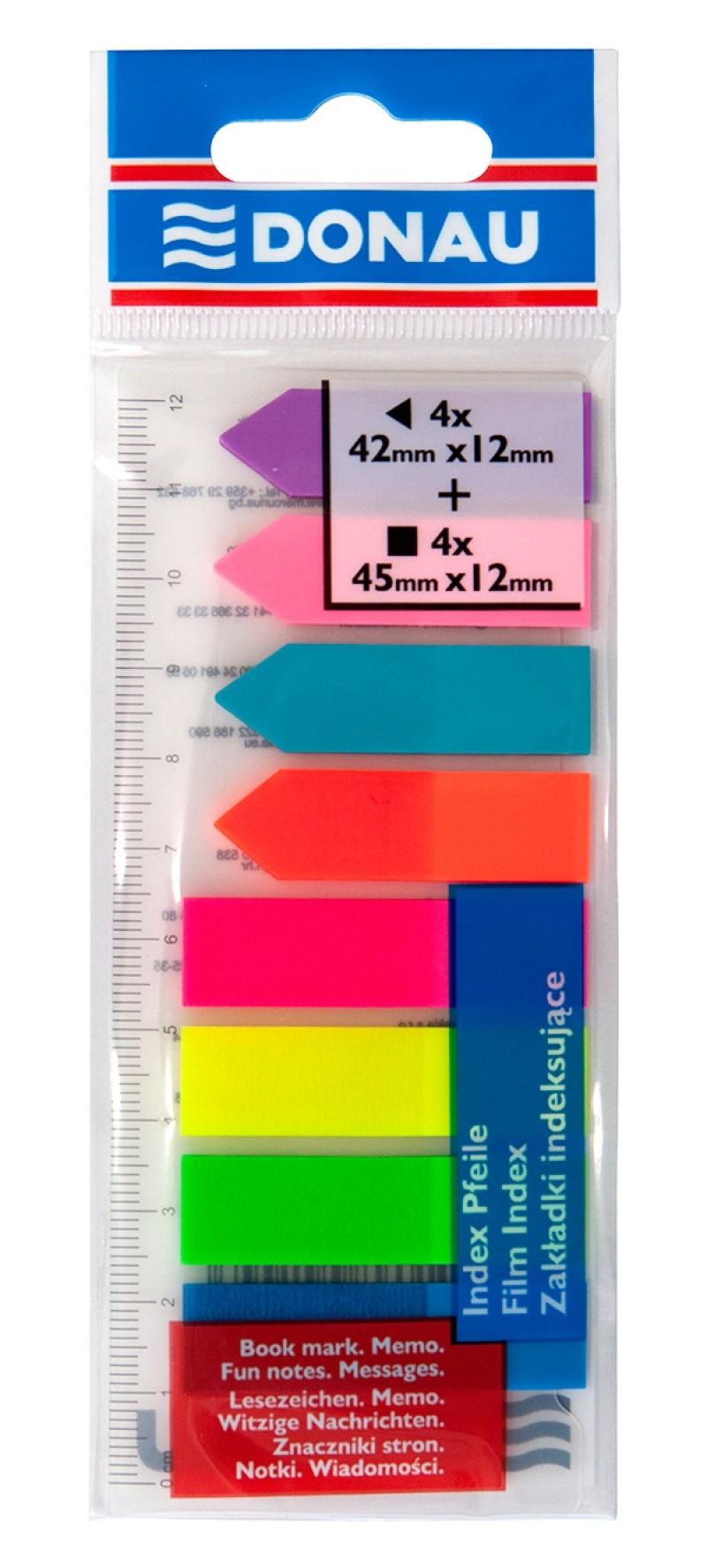 4X45X12/25 + 4 ARROWS X 42X12/25, 25 SHEETS/PAD, 8 PADS/PACK