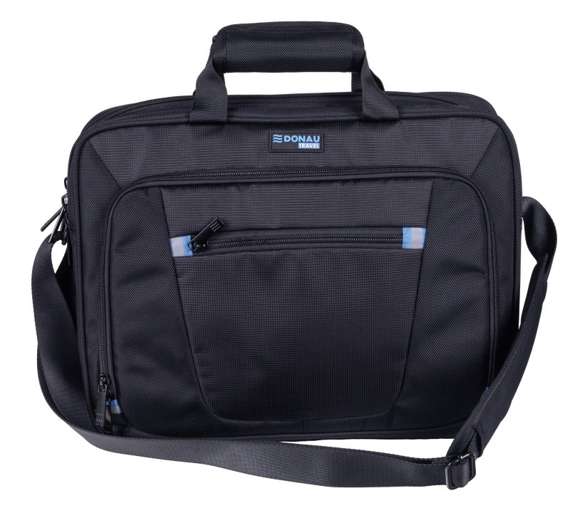 LAPTOP CASE DONAU TRAVEL, ZURICH, 15,6", 12L, BLACK