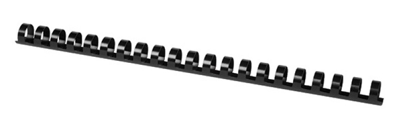 BINDING COMB OFFICE PRODUCTS, 14MM, 100 PCS/BOX, PLASTIC,  BLACK
