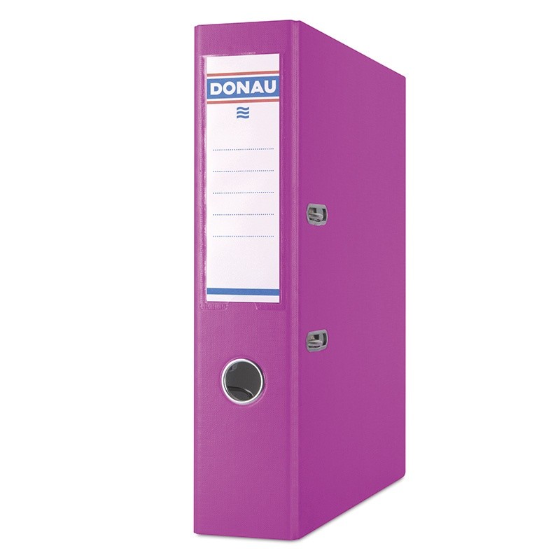 LEVER ARCH FILE MASTER PP/PAPER 7,5CM PINK