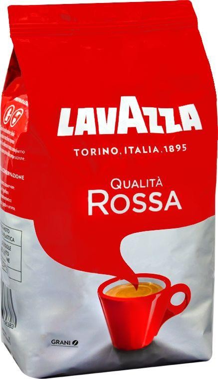 ყავა მარცვლები "LAVAZZA / ლავაცა" QUALITA ROSSA 1კგ. 