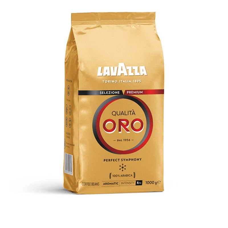ყავა მარცვლები "LAVAZZA / ლავაცა" QUALITA ORO 1კგ.