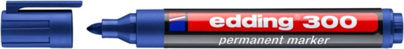 პერმანენტ მარკერი EDDING A8 E-300, 1.5-3მმმ, ლურჯი