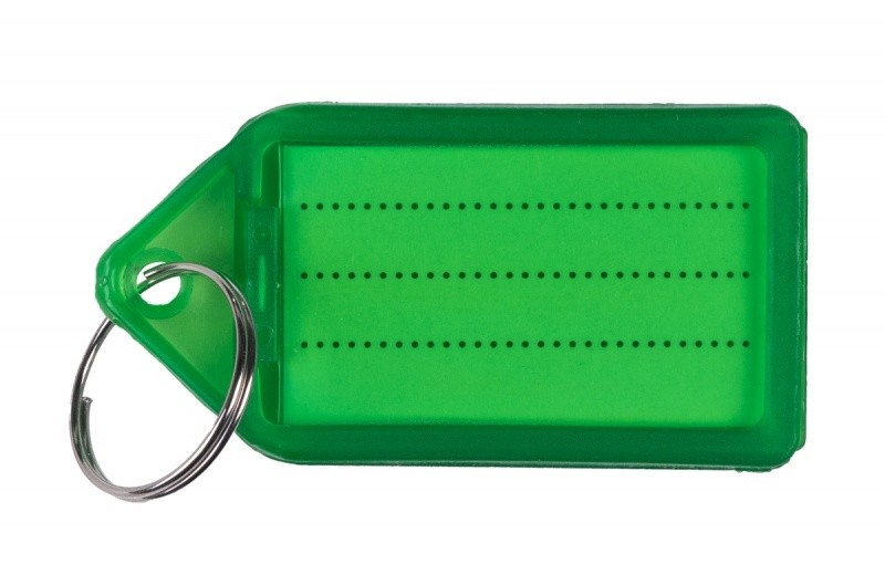 გასაღების ბრელოკები Q-CONNECT 55x30მმ, 40 ცალი, მწვანე