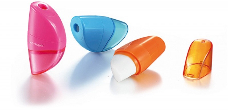 სათლელი KEYROAD ORANGE, 1 ზომა, 1 ცალი, კონტეინერით, შერეული ფერები