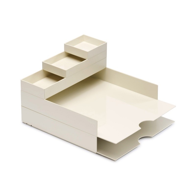 სასაბუთე თარო სექციური MOXOM 320x260x60მმ, 5 ნაწილიანი, თეთრი