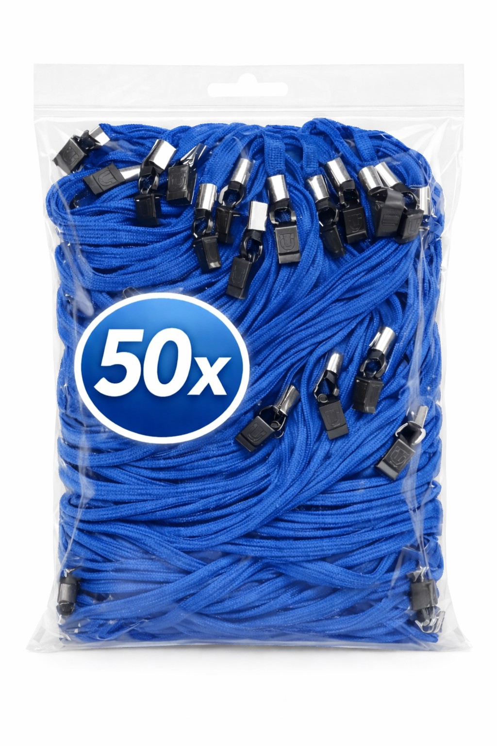 ბეიჯის ზონარი DONAU ლურჯი 01PL-10 (50 ცალიანი შეფუთვა)