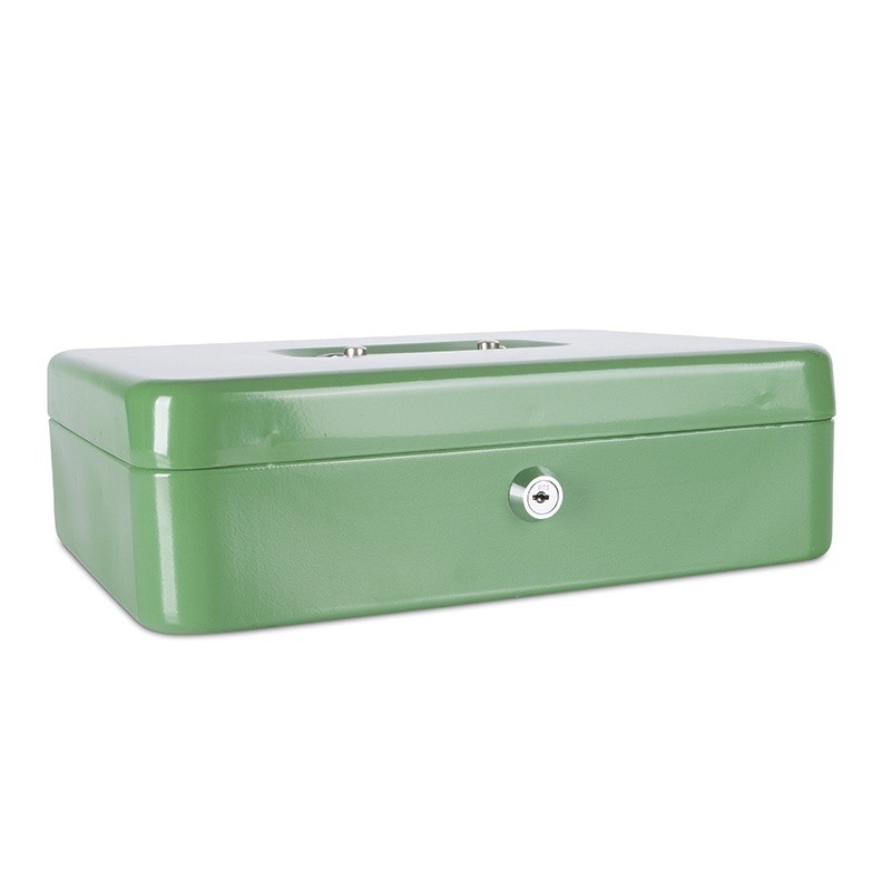 ქეშ ბოქსი DONAU მწვანე 12" 300X240X90MM