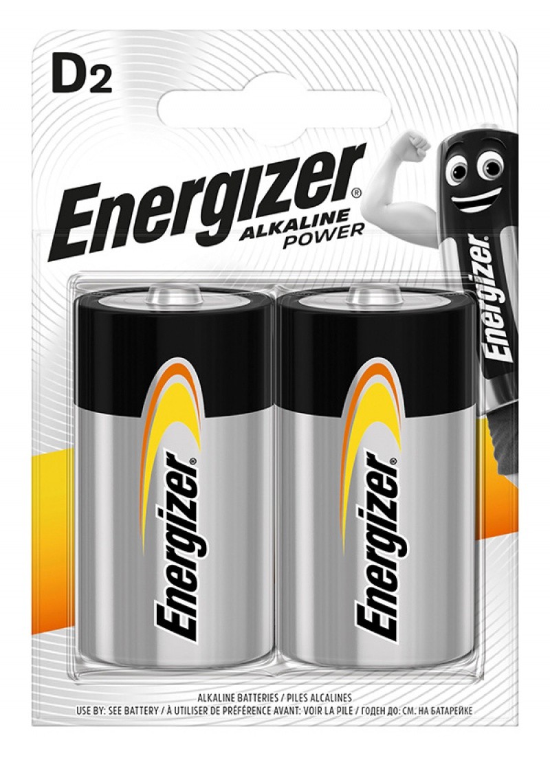 BATTERY ENERGIZER BASE D LR20 /2 PCS