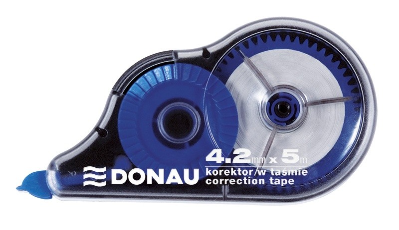 CORRECTION TAPE, DONAU, 4,2MM 5M, OPP BAG