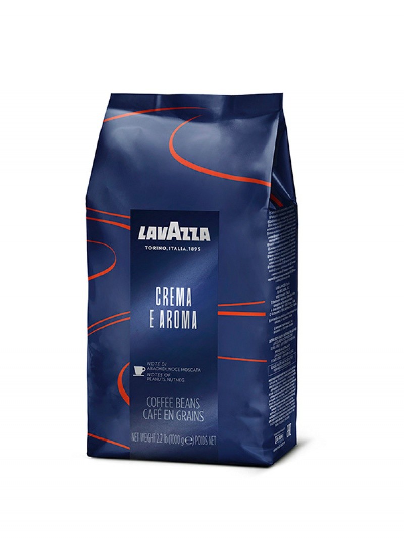 15M COFFEE, LAVAZZA, CREMA AROMA ESPRESSO BLUE, BEANS, 1KG