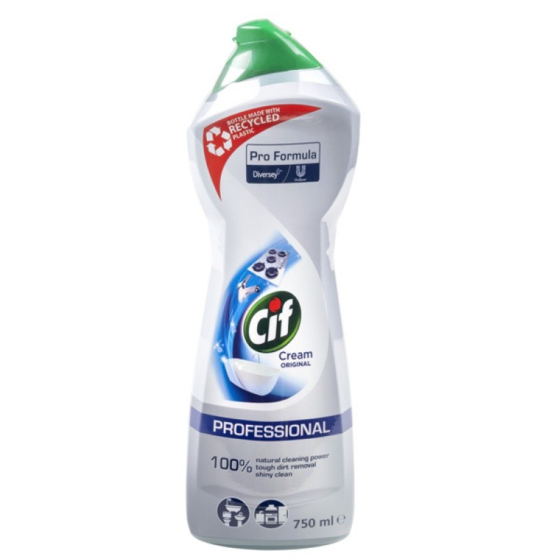 სახეხი და საწმენდი კრემი "სიფი / CIF" კრემი 0.75ლ ORIGINAL (ნაცრისფერი) *ევროპული*
