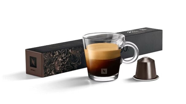 ყავის კაფსულები Nespresso Espresso Roma OL (10 ცალიანი კოლოფი)