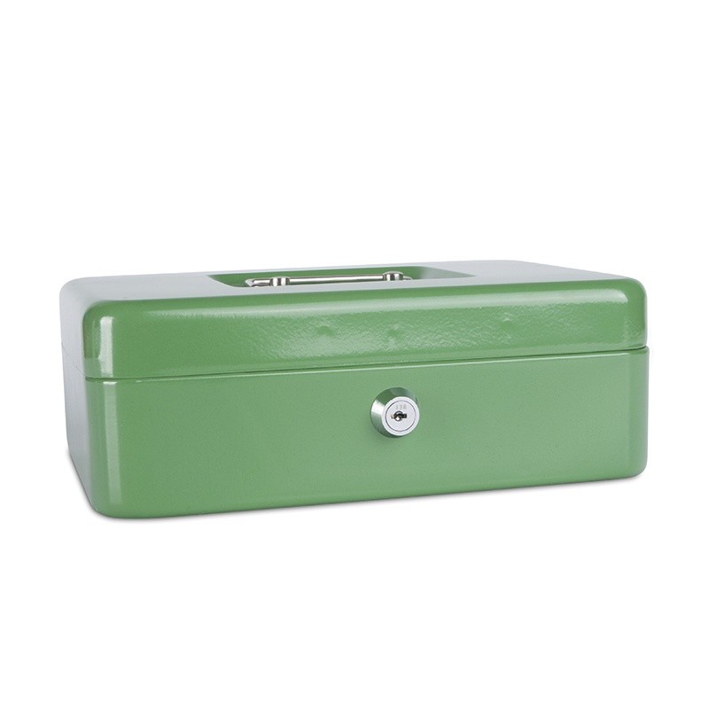 CASH BOX 10'' GREEN 250X180X90MM