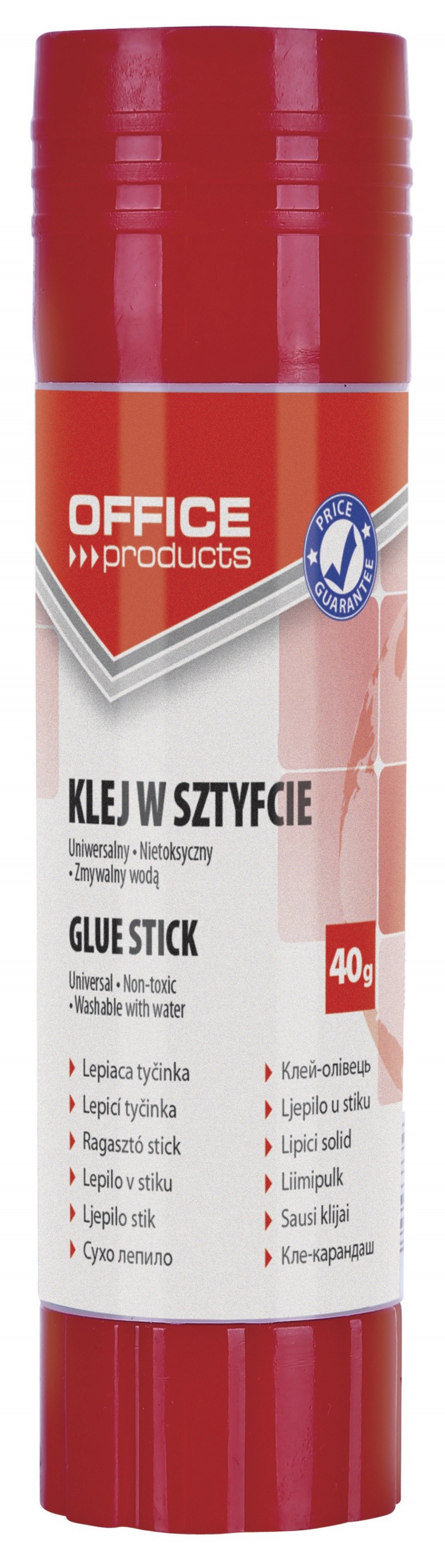 წებო მშრალი დიდი (40 გრამი) OFFICE PRODUCTS PVA სტანდარტული ხარისხი