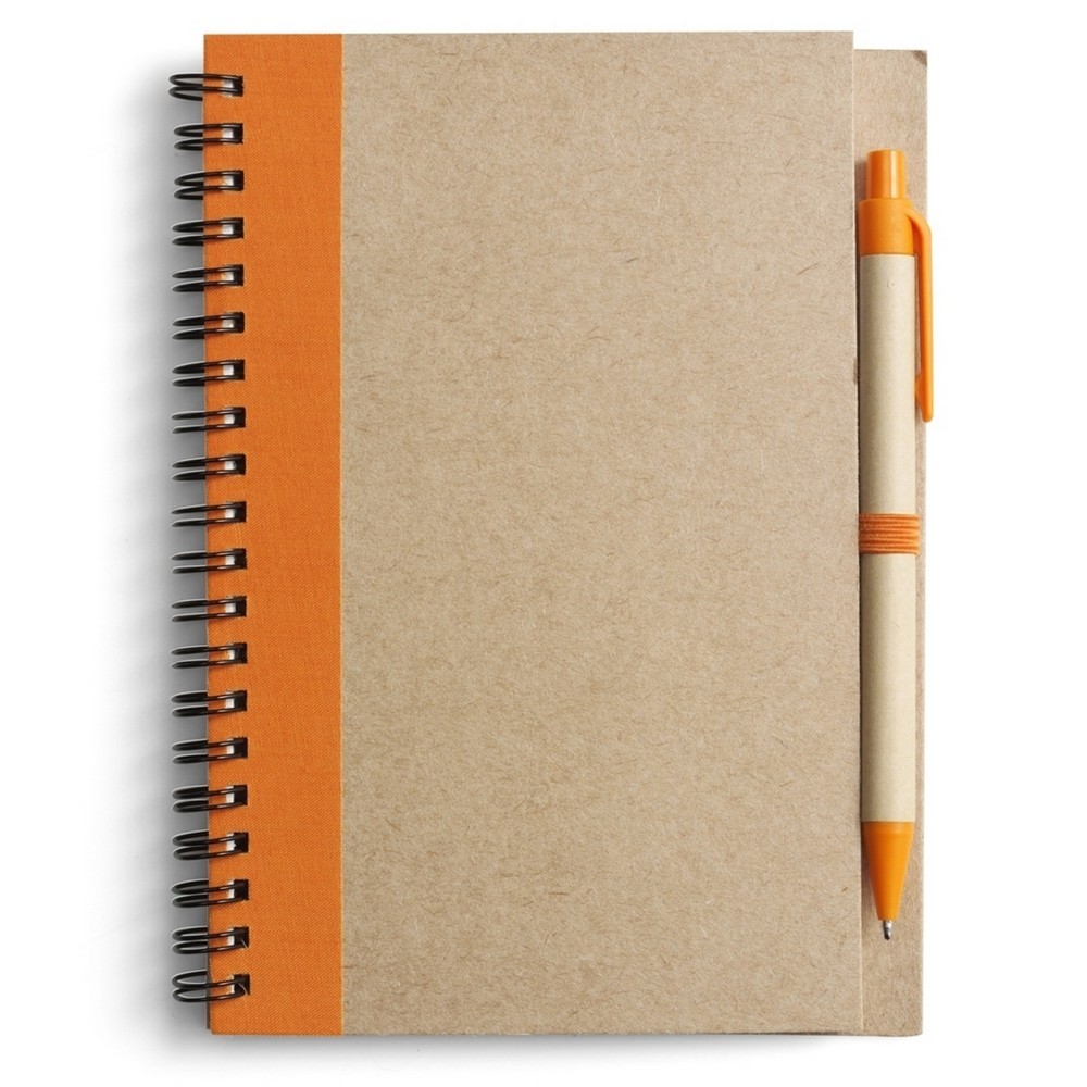 Notebook approx. A5 with ball pen