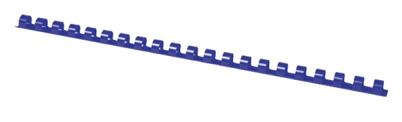 BINDING COMBS OFFICE PRODUCTS, A4, 10MM (65 SHEETS), 100 PCS., BLUE
